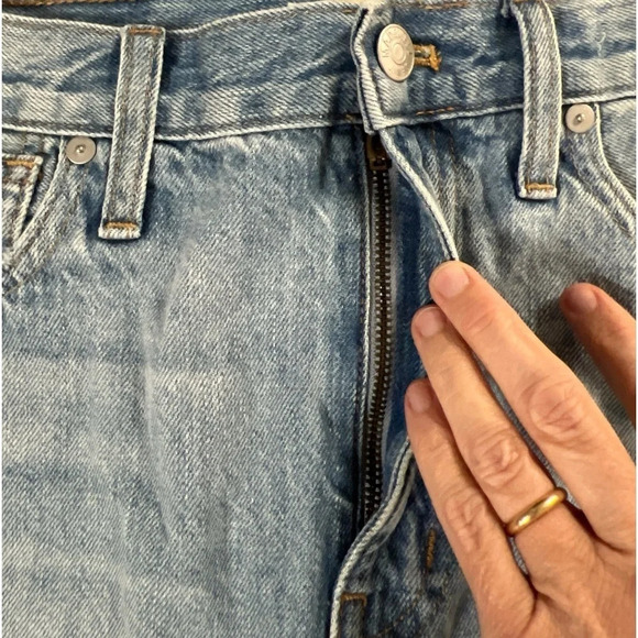 Madewell Rigid Denim Aline Mini Skirt - Picture 6 of 9